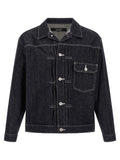 Comme Des Garçons Blaue Jeansjacke aus Baumwolle