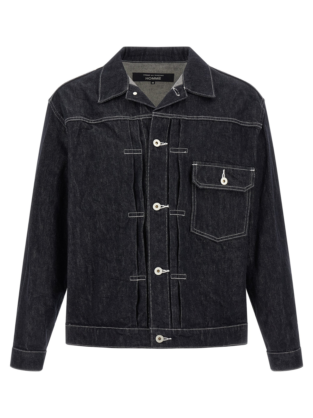Comme Des Garçons Blaue Jeansjacke aus Baumwolle
