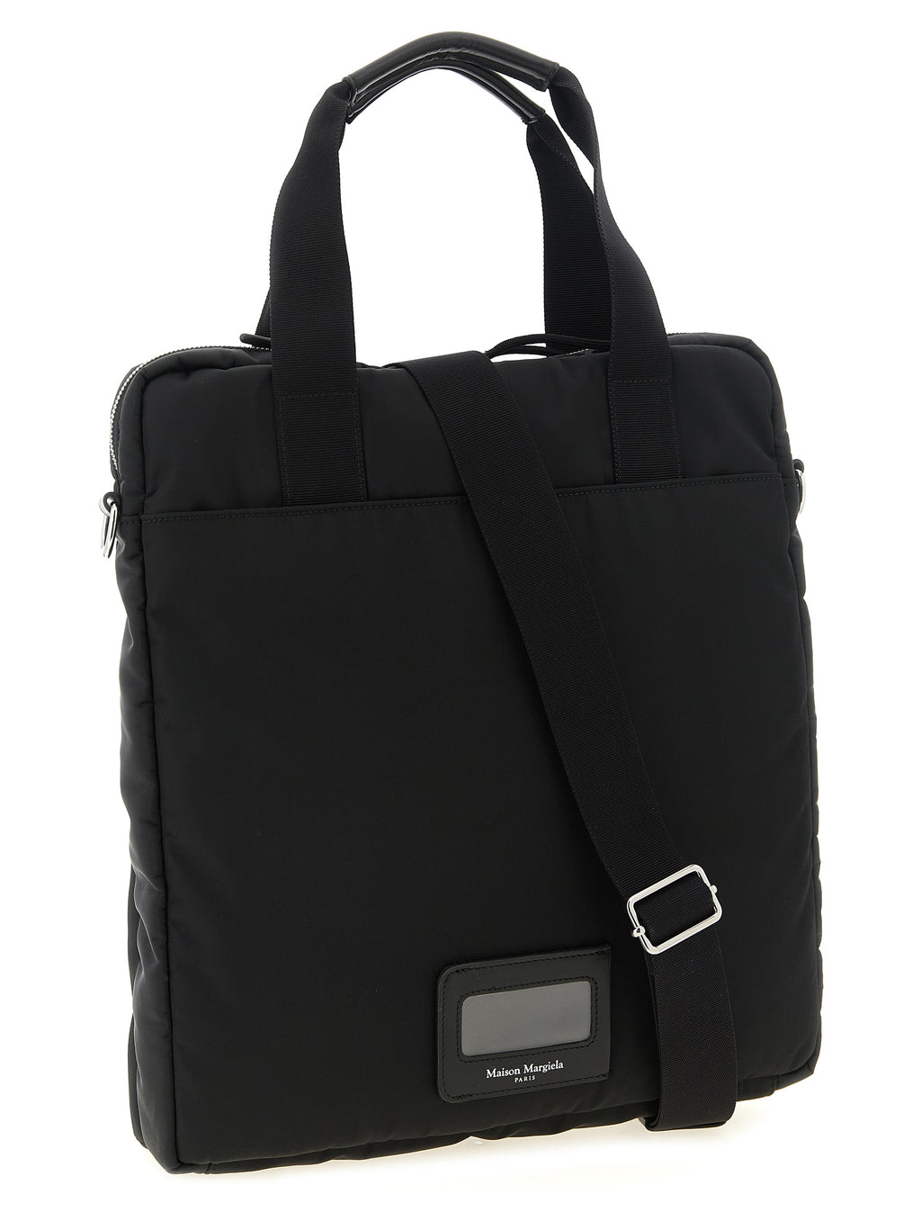 Maison Margiela Schwarze Shopper-Tasche aus Polyamid