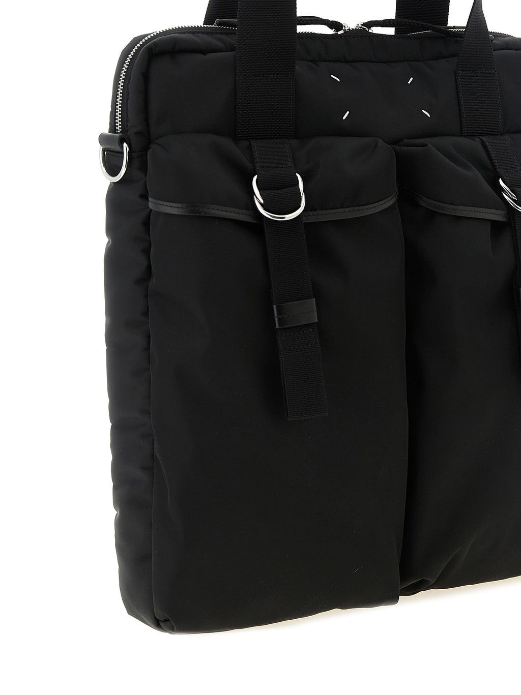 Maison Margiela Schwarze Shopper-Tasche aus Polyamid