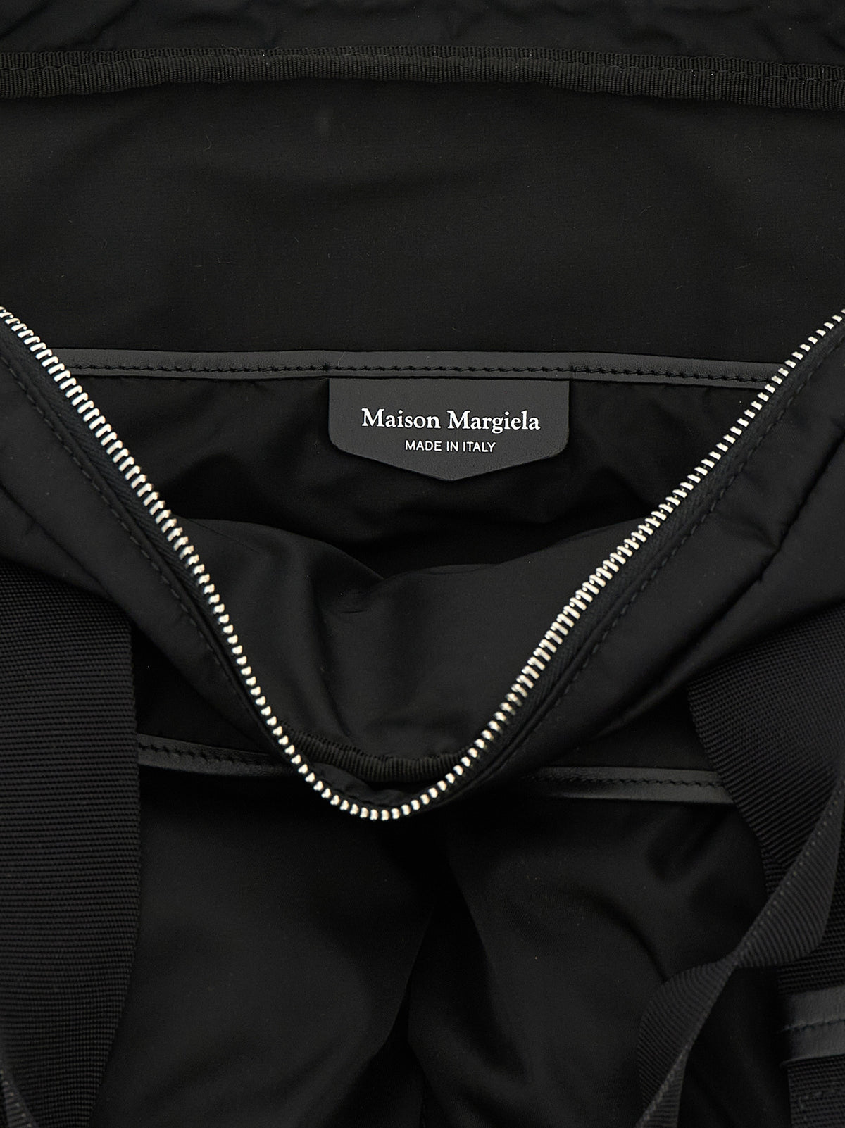 Maison Margiela Schwarze Shopper-Tasche aus Polyamid