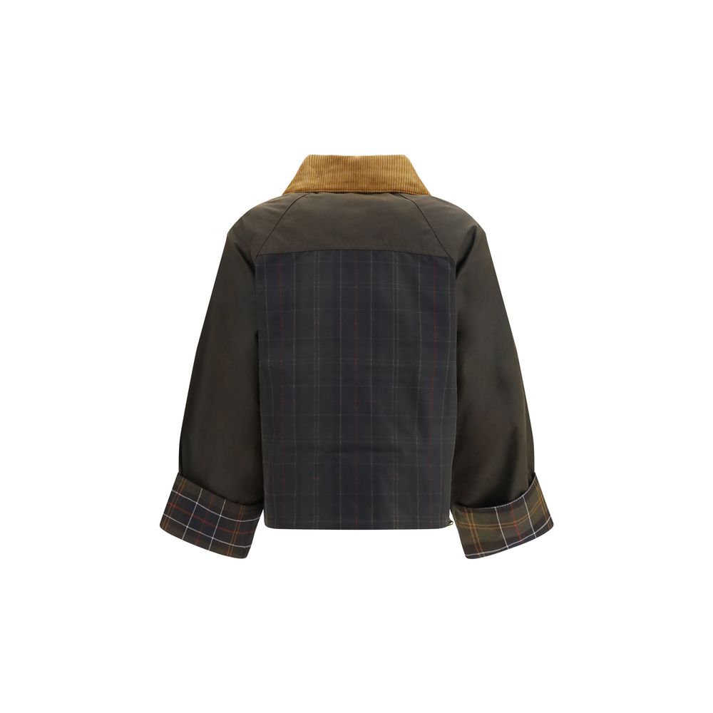 Barbour Baumwoll-Jacke in Braun
