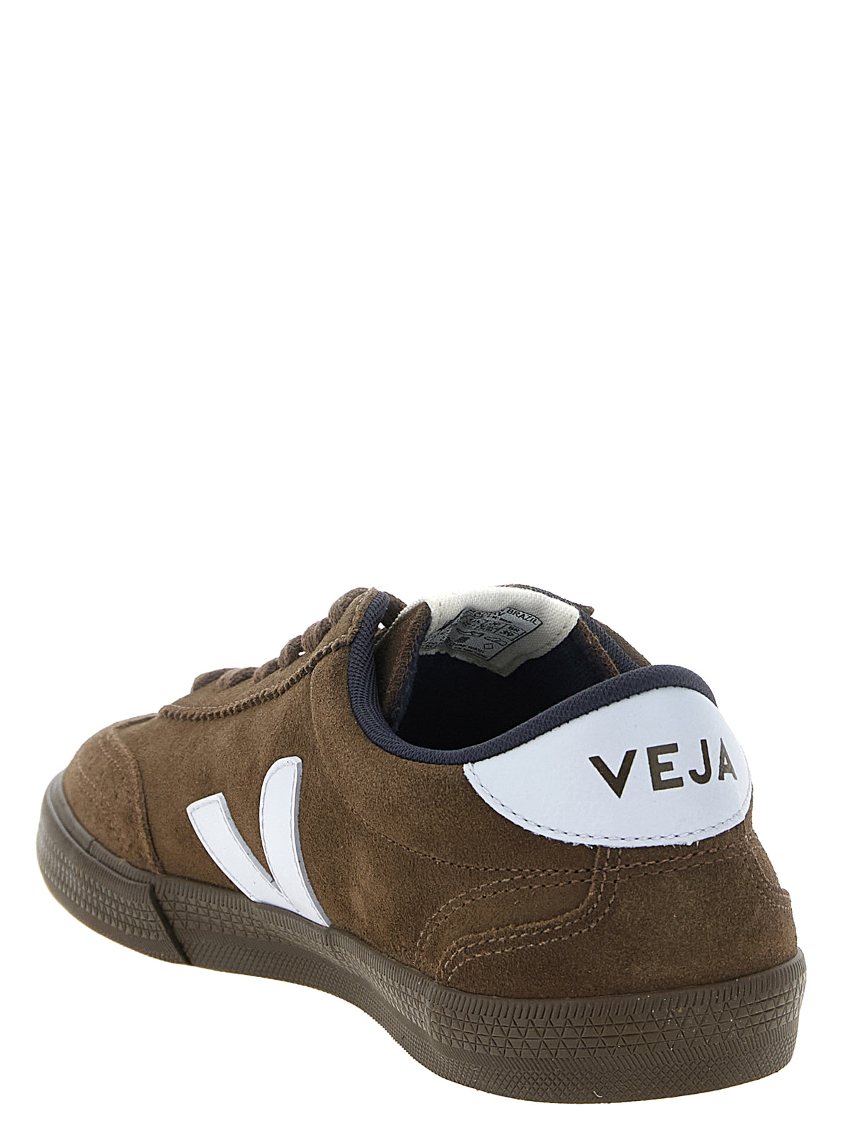 Veja Braune Kalbsleder-Sneaker im Athletic-Stil