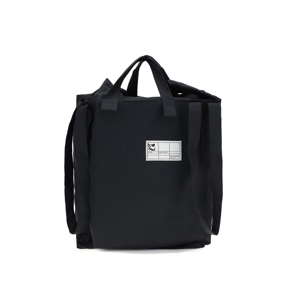 GR10K Schwarze Schultertasche aus Polyester