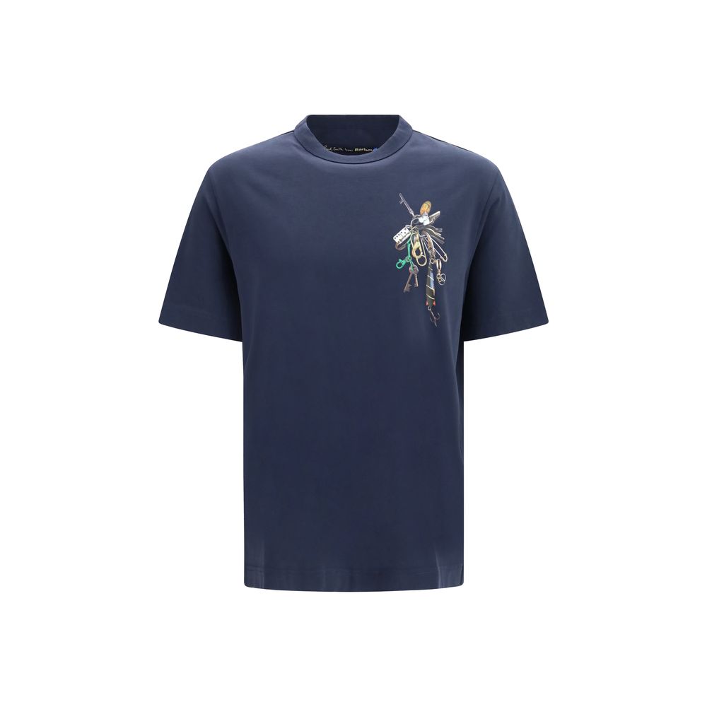 Barbour Blaues Baumwoll-T-Shirt