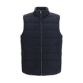 Herno Ärmellose Jacke aus Lammwolle Aries in Blau