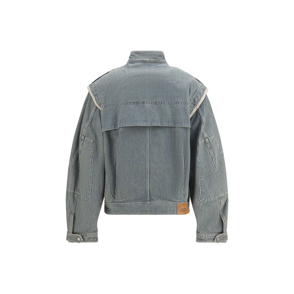 Isabel Marant Étoile Blaue Baumwolljacke