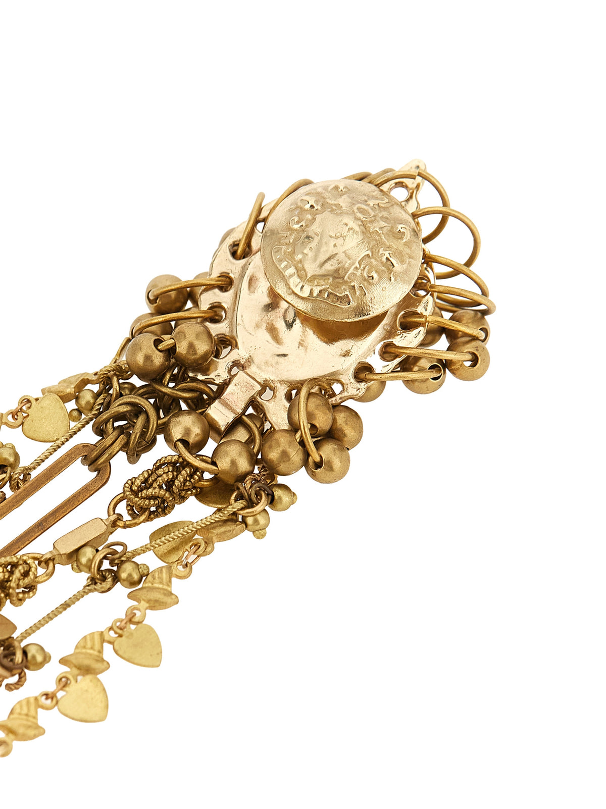Dries Van Noten Gold Messing-Brosche