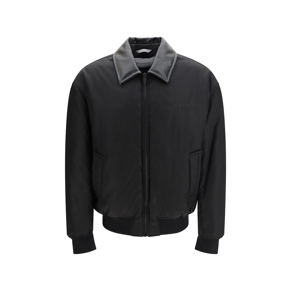 Balenciaga Schwarzer Nylon-Bomber