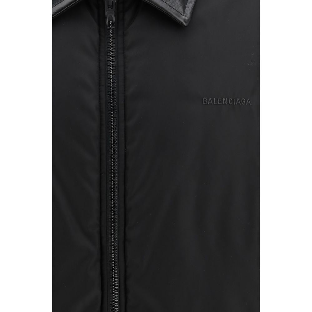 Balenciaga Schwarzer Nylon-Bomber