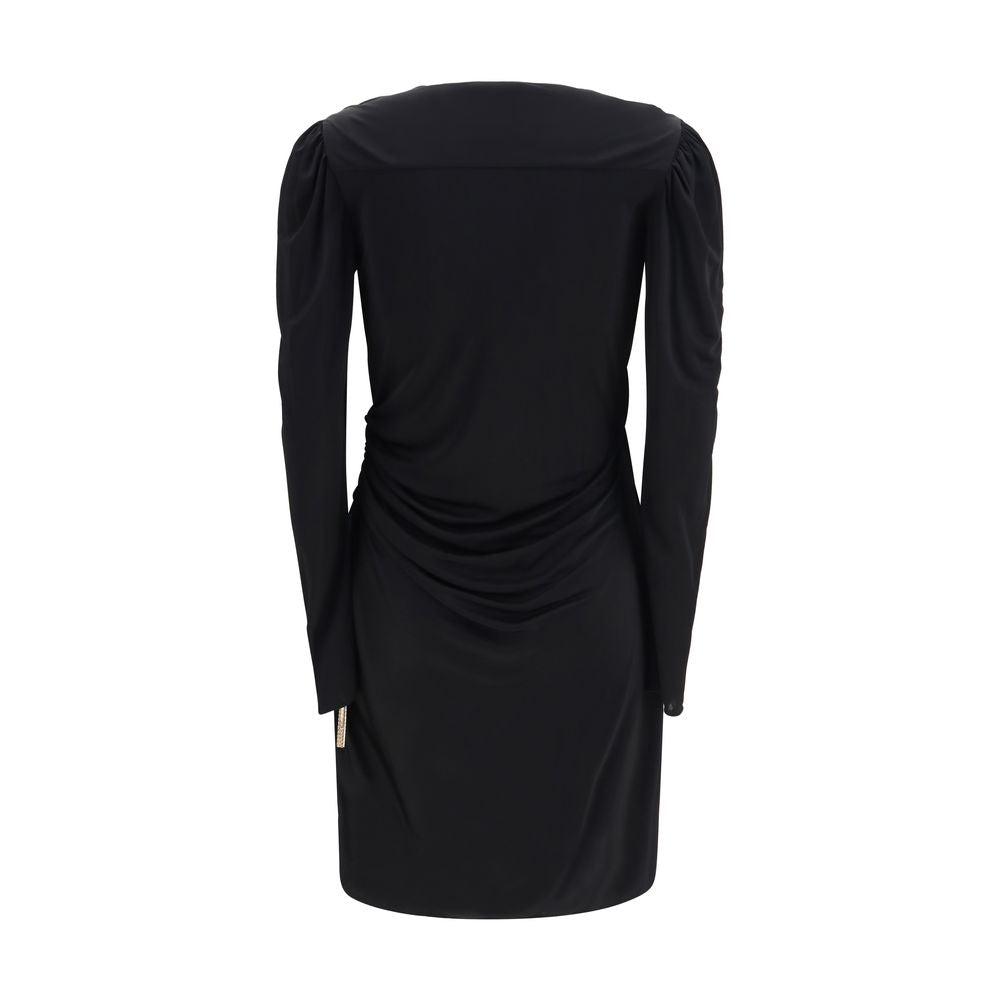 Balmain Schwarzes Viskose-Freizeitkleid