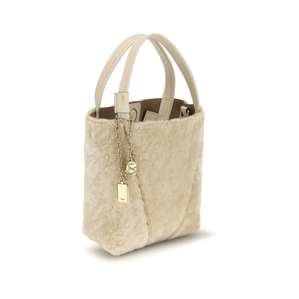 Chloé Beige Kalbsleder Bos Taurus Schultertasche