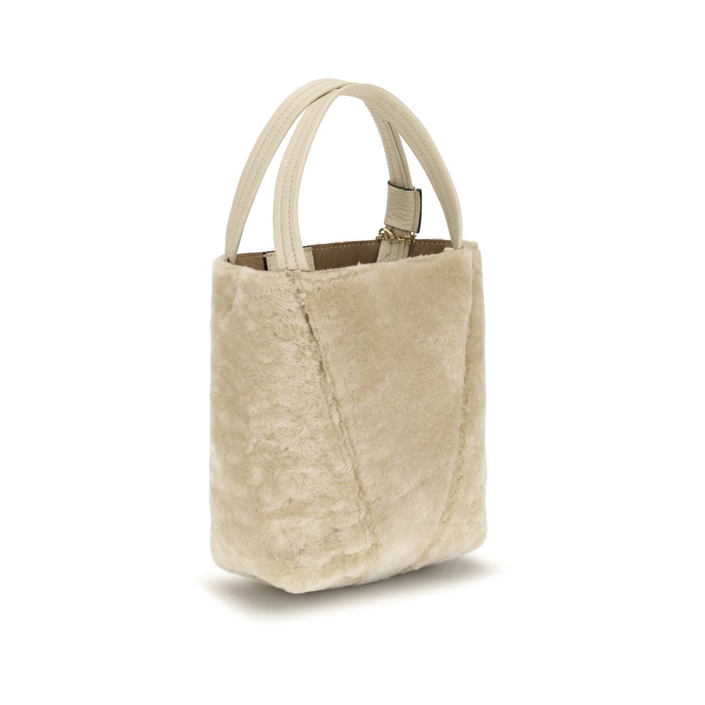 Chloé Beige Kalbsleder Bos Taurus Schultertasche