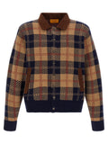 Guest in Residence Mehrfarbige Woll-Bomberjacke