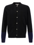 Comme Des Garçons Schwarzer Wollcardigan