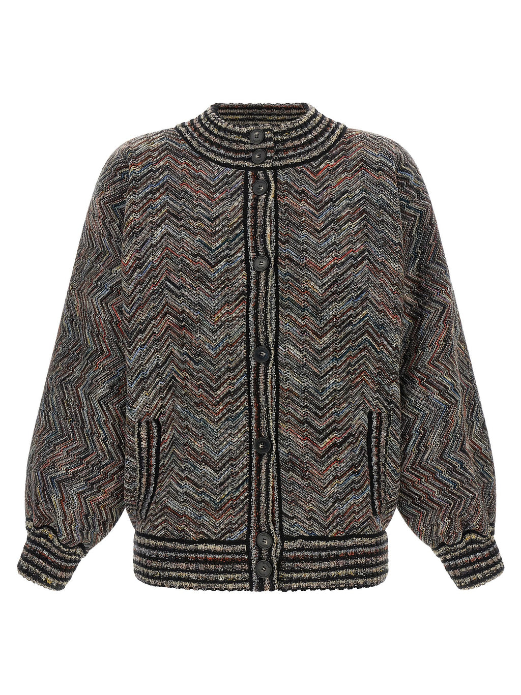 Missoni Mehrfarbige Woll-Bomberjacke