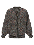 Missoni Mehrfarbige Woll-Bomberjacke