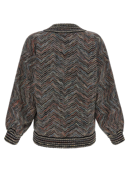 Missoni Mehrfarbige Woll-Bomberjacke