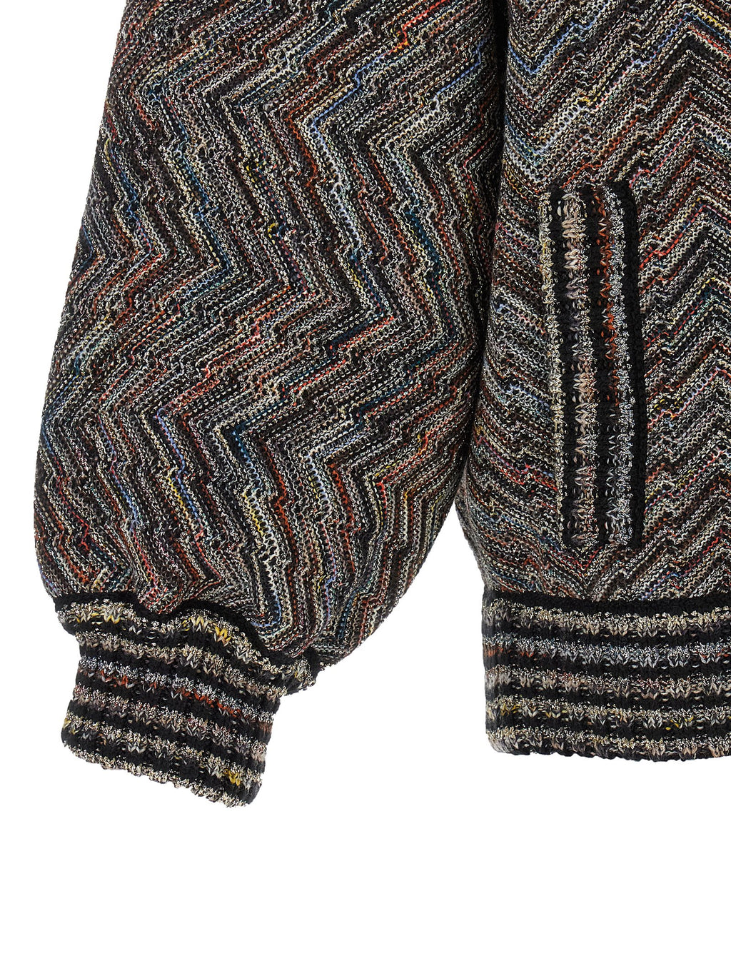 Missoni Mehrfarbige Woll-Bomberjacke