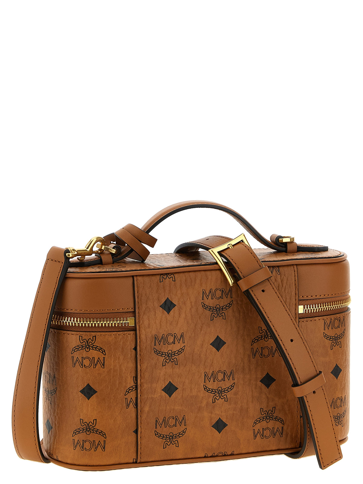 MCM Braune Crossbody-Tasche aus Polyethylen