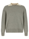MFPEN Mehrfarbige Wollstrickjacke