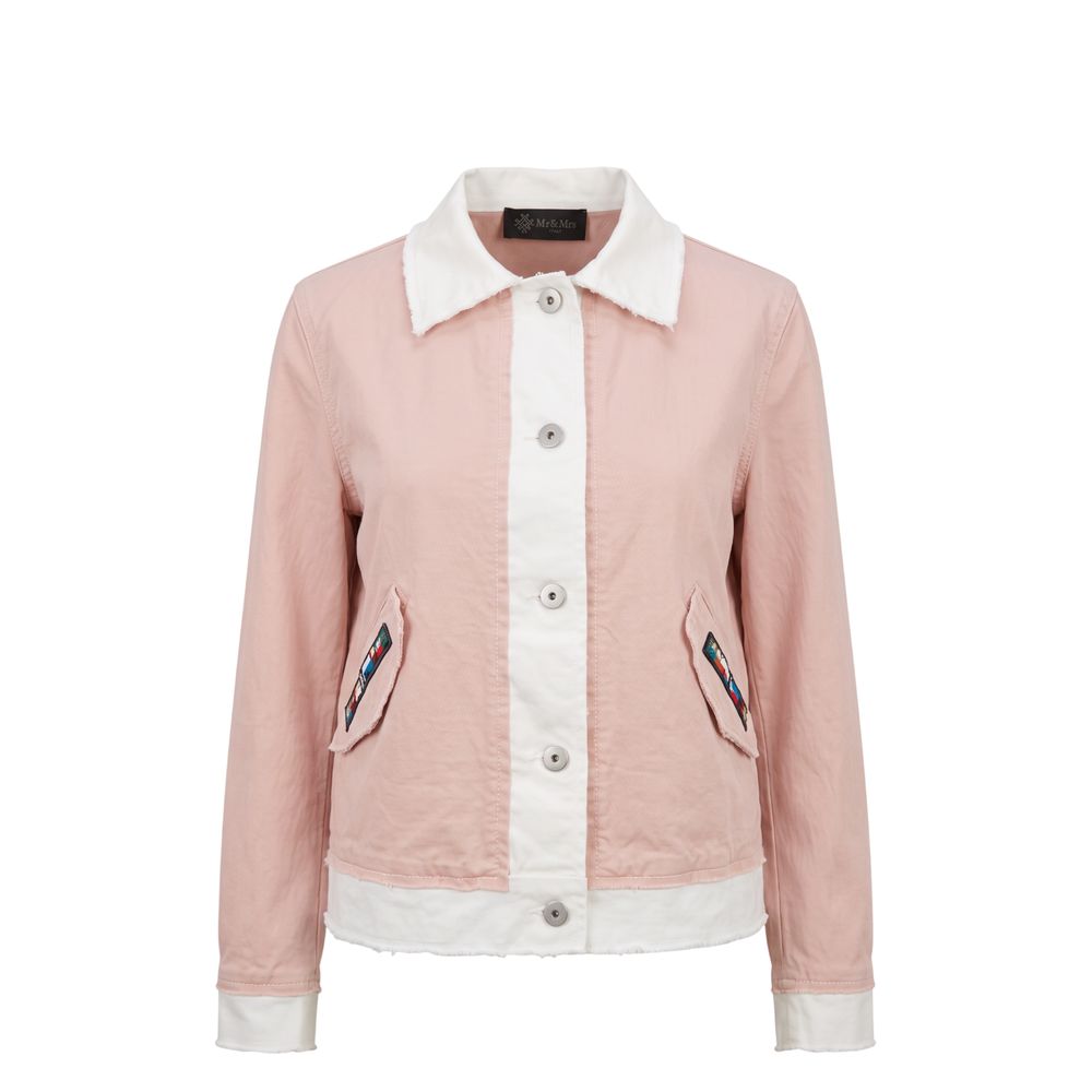 Mr&Mrs Italy Pink Cotton Damenjacke