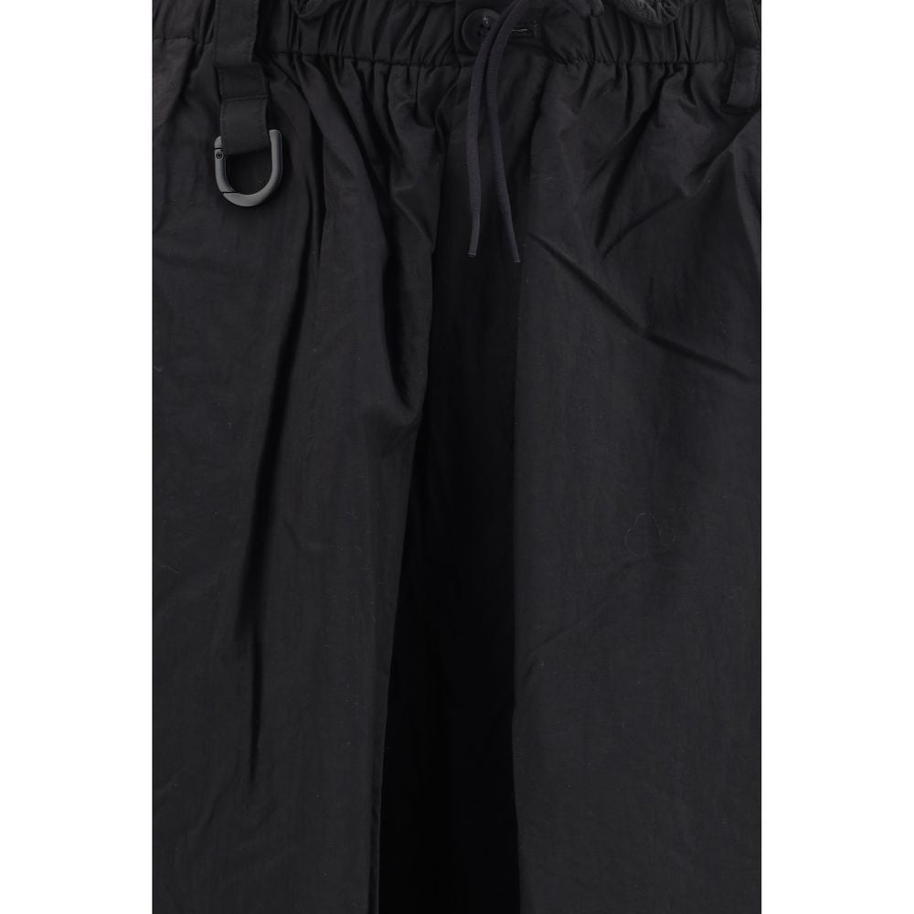 Y-3 Schwarze Cargohose aus Nylon