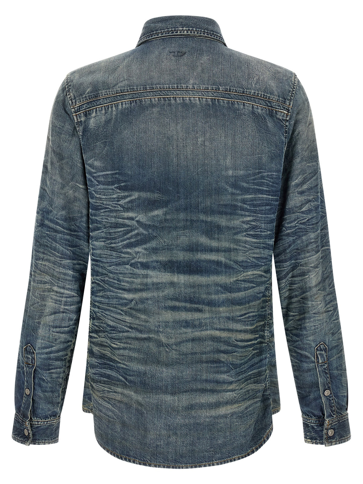 Diesel Blaue Lyocell-Bluse