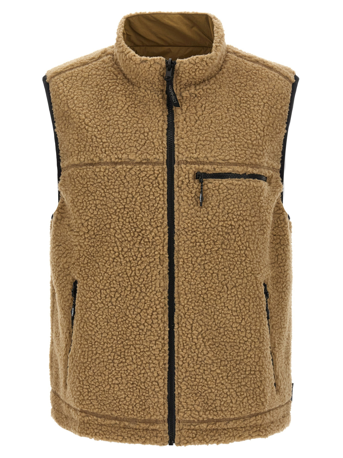 Gramicci Beige Polyester Ärmellose Jacke