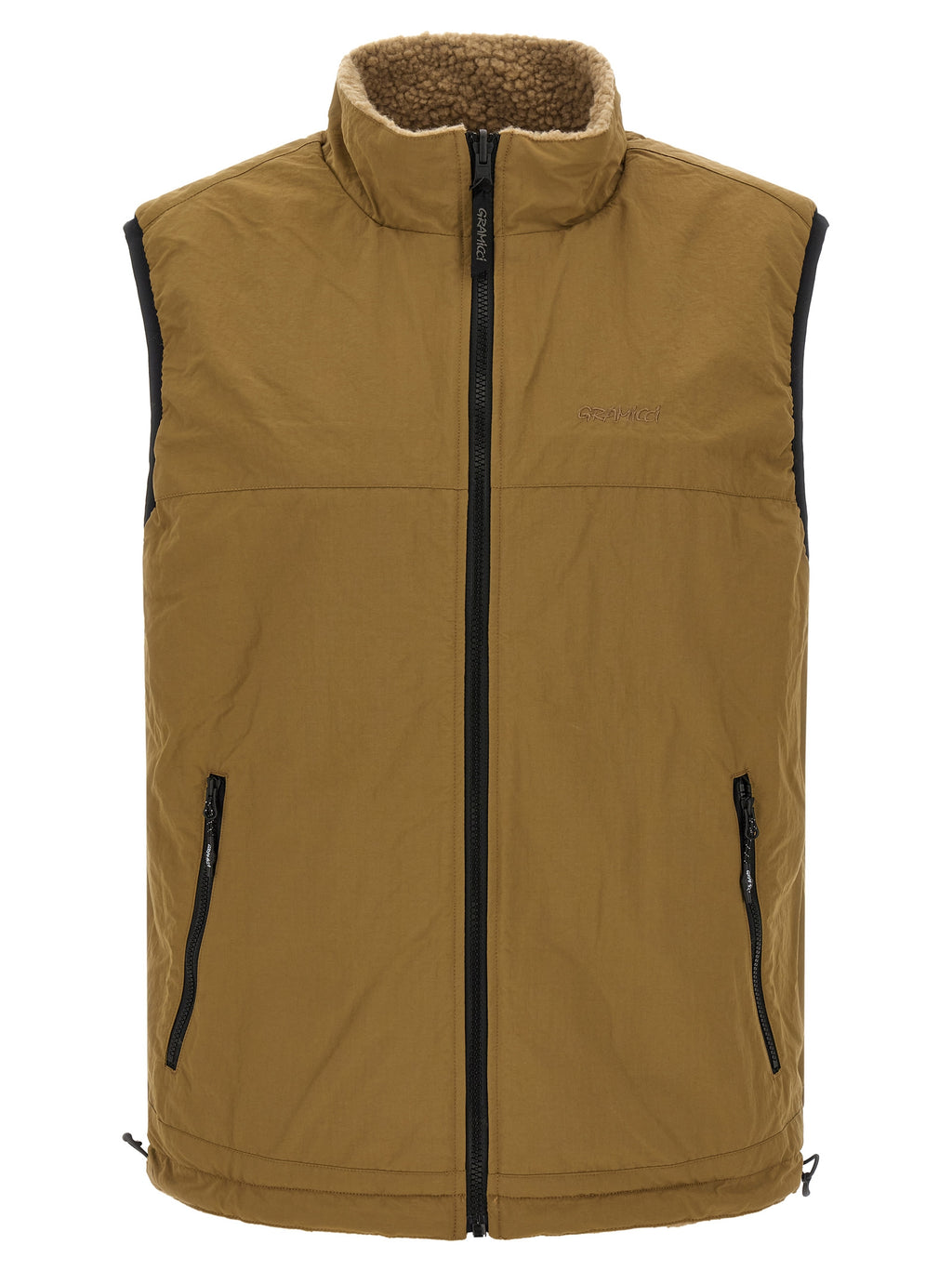 Gramicci Beige Polyester Ärmellose Jacke