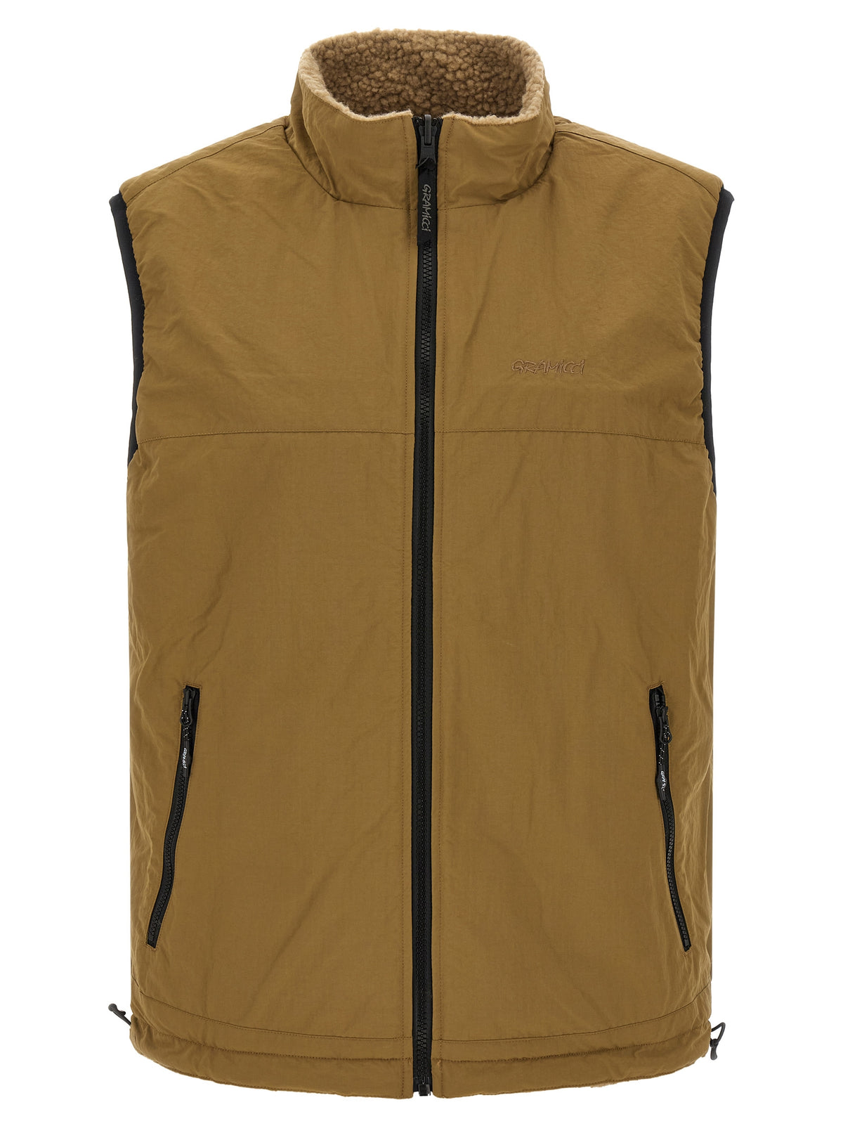Gramicci Beige Polyester Ärmellose Jacke