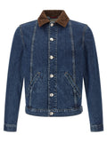 Brunello Cucinelli Blaue Jeansjacke aus Baumwolle