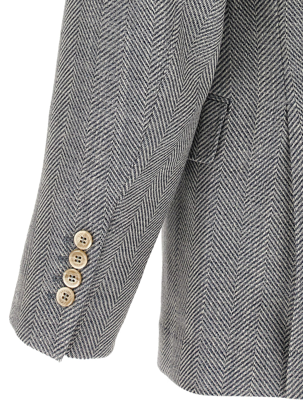 Brunello Cucinelli Grauer Wollblazer