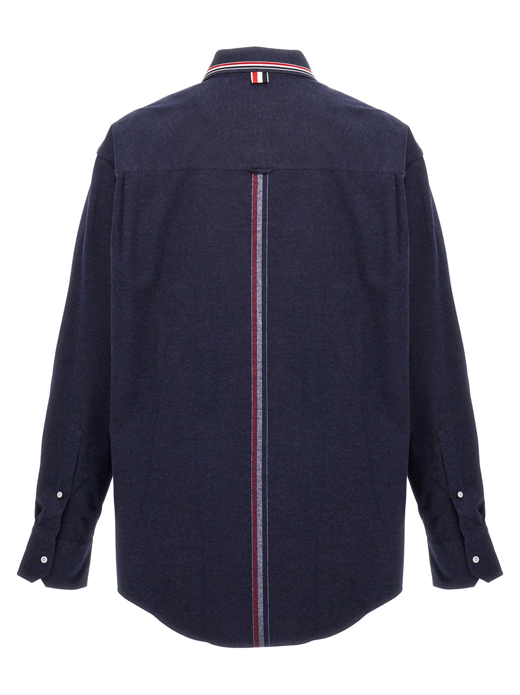 Thom Browne Blaue Baumwollbluse