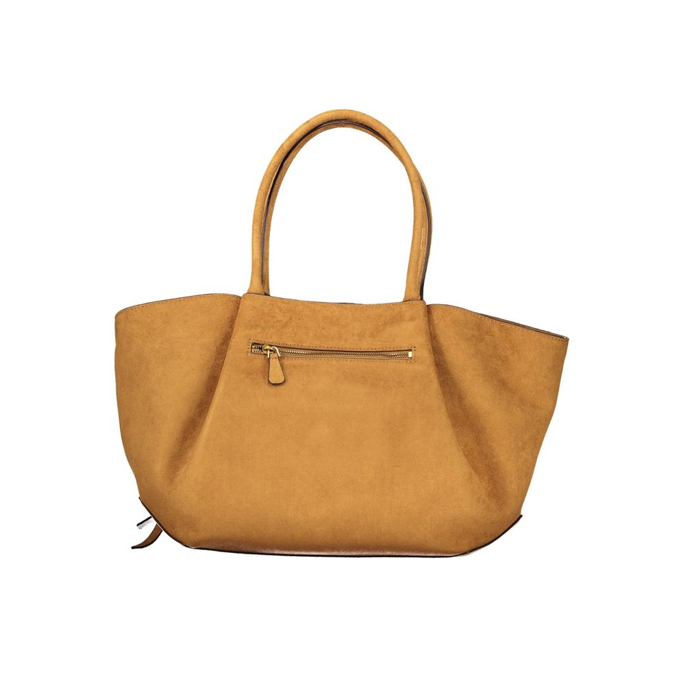 Guess Jeans Braune Handtasche aus Polyester