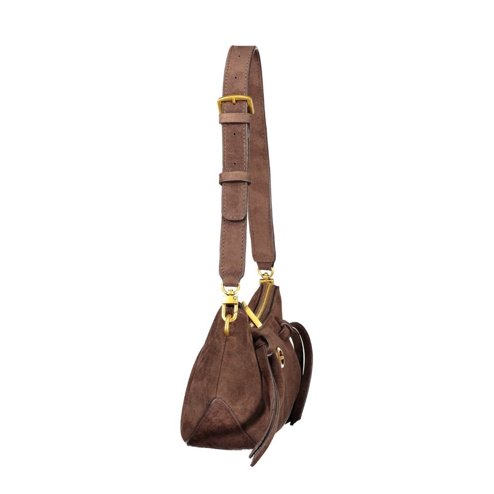 Guess Jeans Braune Handtasche aus Polyester