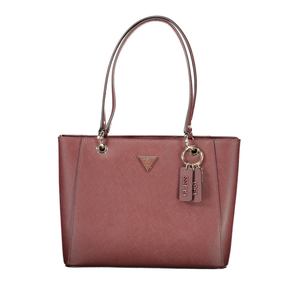 Guess Jeans Braune Handtasche aus Polyethylen