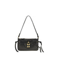 Chloé Schwarze Bos Taurus Kalbsleder Schultertasche