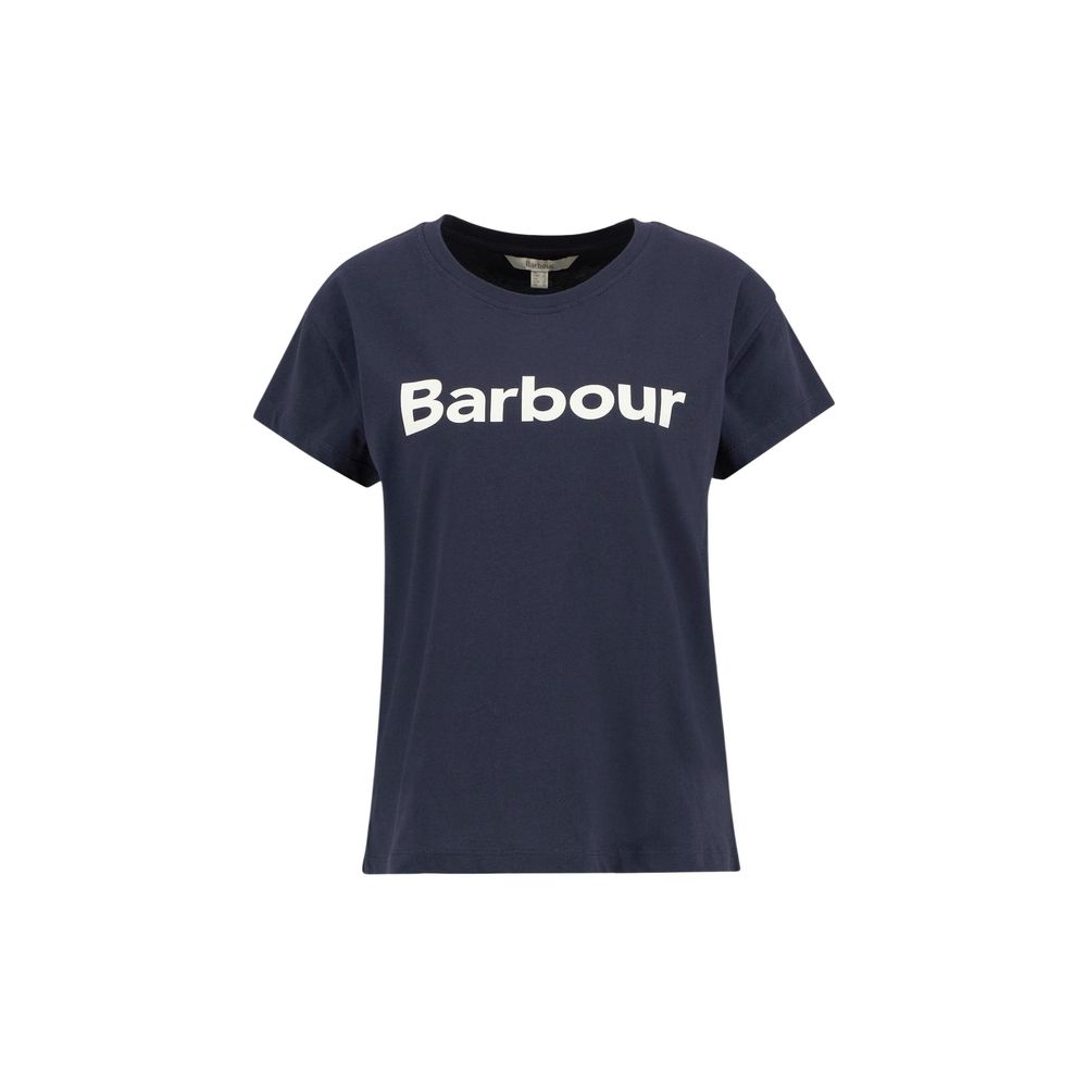 Barbour Blaues Baumwoll-T-Shirt