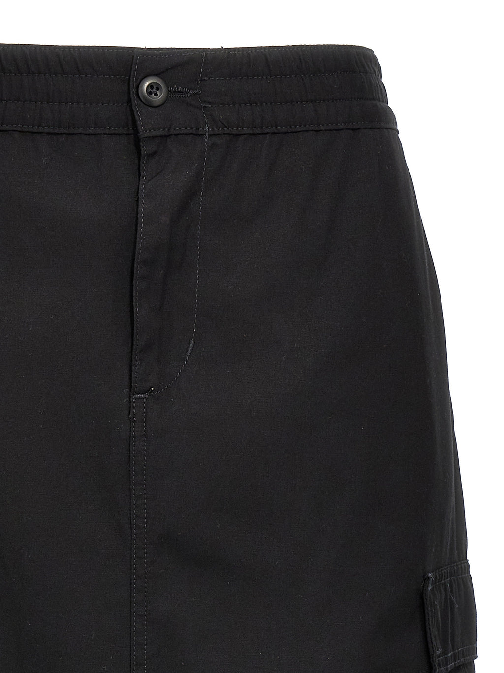 Carhartt Wip Schwarzer Baumwoll-Midirock