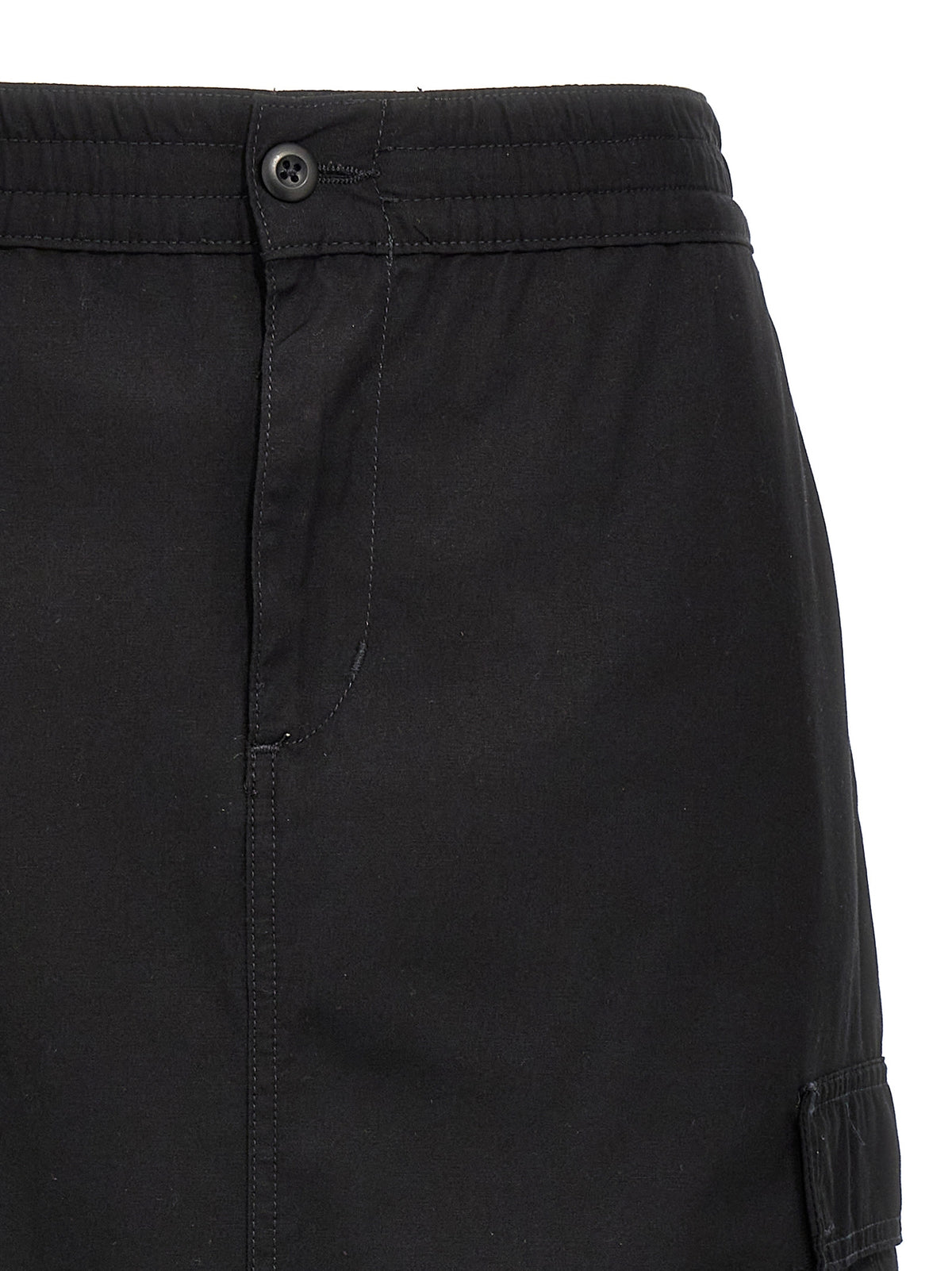 Carhartt Wip Schwarzer Baumwoll-Midirock