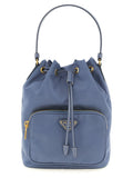 Prada Blaue Handtasche aus recyceltem Polyamid