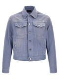 Prada Blaue Jeansjacke aus Baumwolle