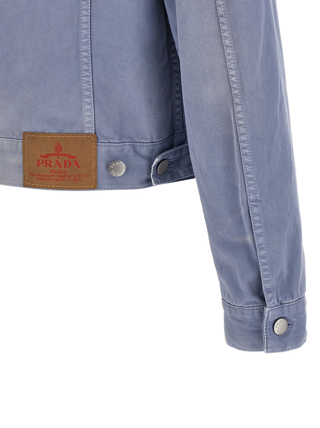 Prada Blaue Jeansjacke aus Baumwolle