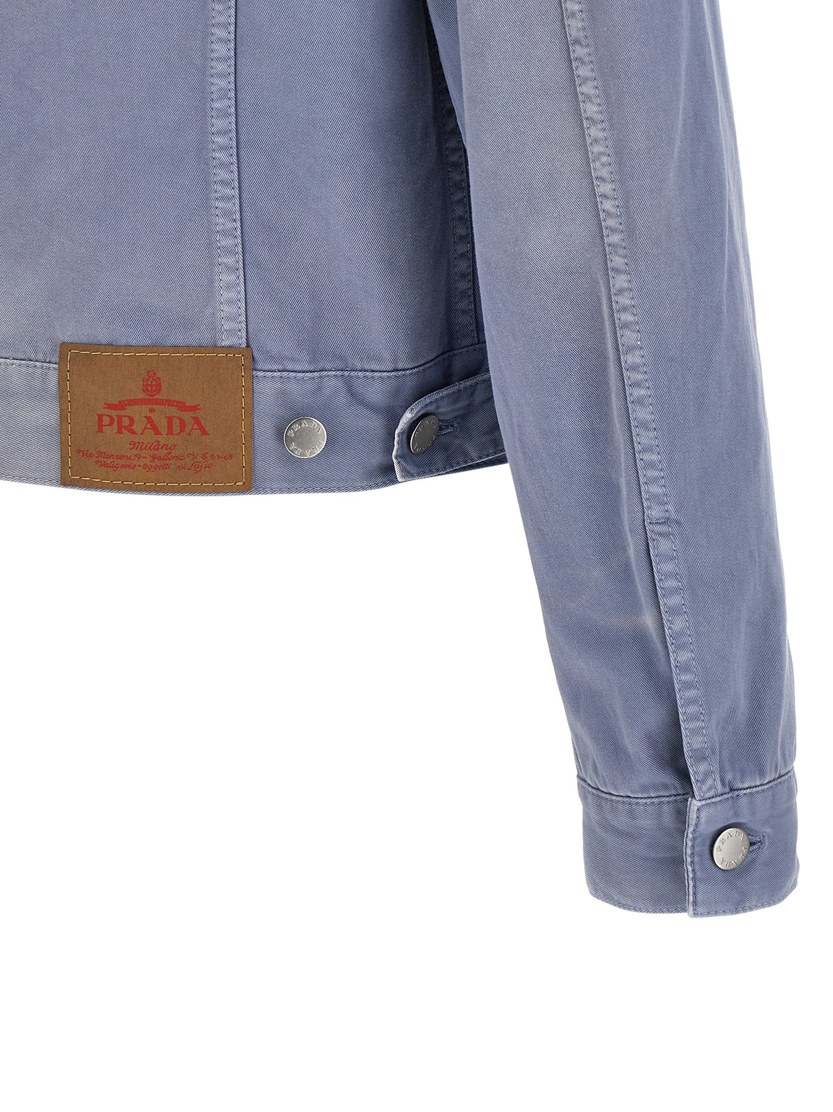 Prada Blaue Jeansjacke aus Baumwolle