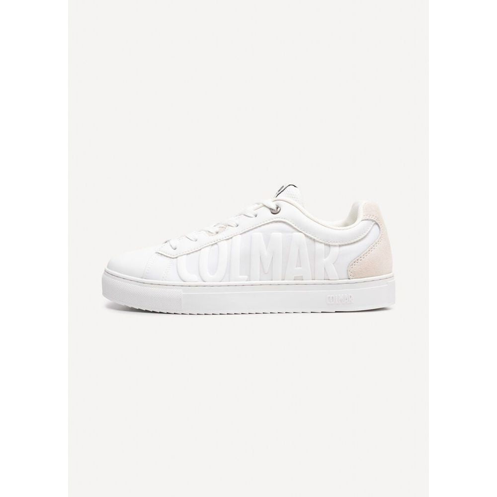 Colmar Weiße Low-Top-Sneaker aus Nylon