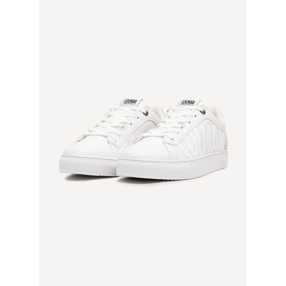 Colmar Weiße Low-Top-Sneaker aus Nylon