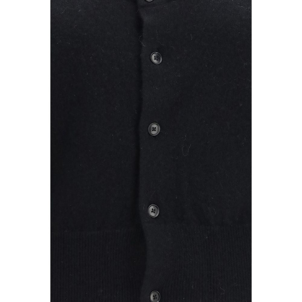Extreme Cashmere Schwarzer Kaschmir-Cardigan