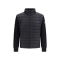 Canada Goose Schwarze Jacke aus recyceltem Polyamid in voller Länge