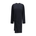 Balenciaga Schwarzes Baumwoll-Freizeitkleid
